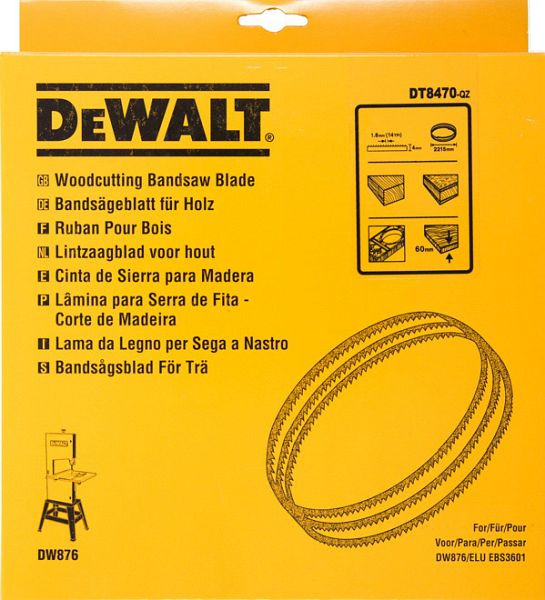 DeWalt Bandsägeblatt 2215x4x0,6mm 1,8mm, DT8470-QZ