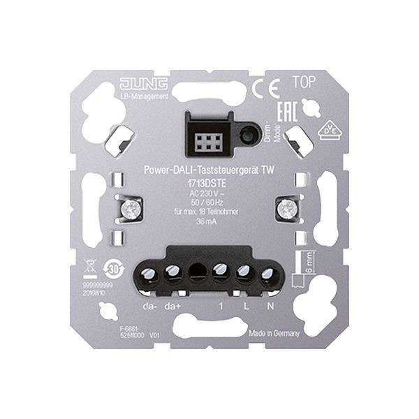 JUNG Dali-Potentiometer UP Taste 230V 36mA Lichtwertspeicher, 142670