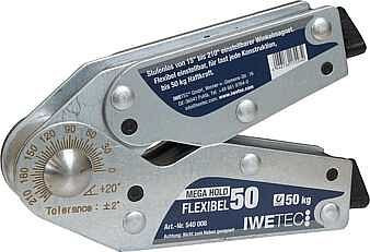 Iwetec Schweißmagnet Mega Hold Flexibel 50, 540008