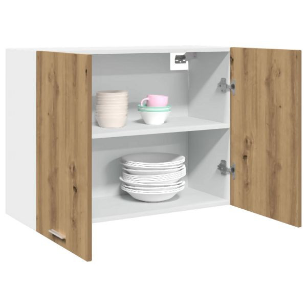 vidaXL Hängeschrank Artisan-Eiche 80x31x60 cm Holzwerkstoff, 856111