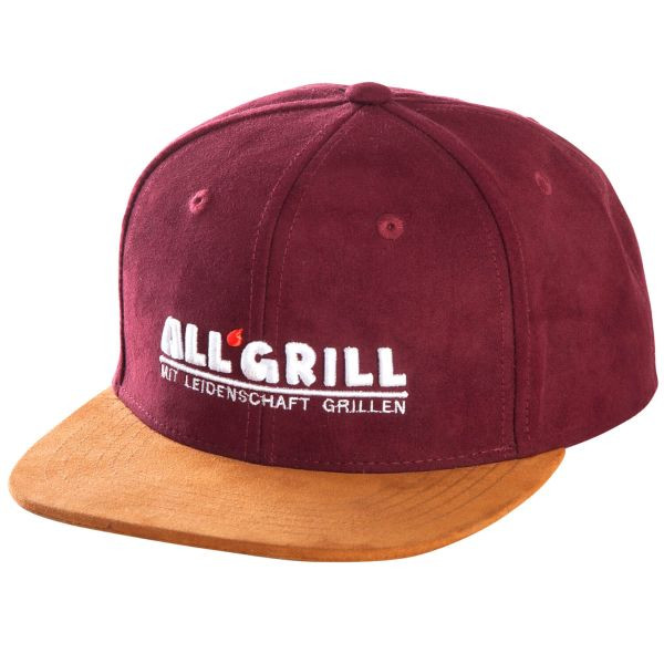 ALL'GRILL Kappe Snapback, weinrot, 7720