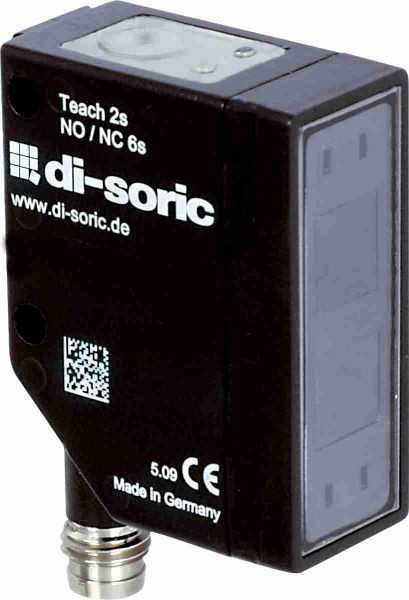 di-soric LHT 41 M 0.2 FG3-T4 Laser-Lichttaster mit Hintergrundausblendung, Teach-Taste, Fernteach, 206980
