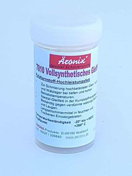 Äronix Vollsynthetisches Gleitfett 100 g, Alterungsbeständig, 40545