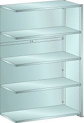 LISTA Anbauregal L1006 (BxTxH) 1000x350x1450mm 80kg, Verzinkt, Rückwand (glatt), 2-teilig, 45.967.222