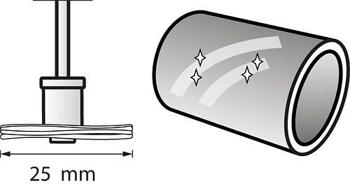 Dremel EZ SpeedClic: Textilpolierscheibe, 2615S423JA