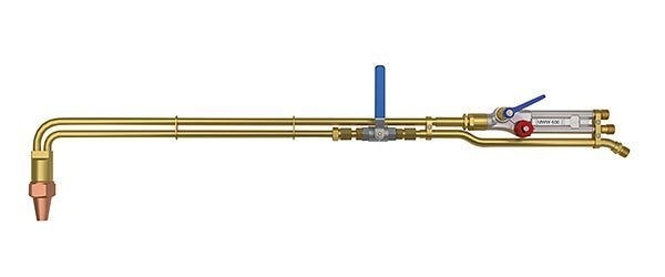 MWW Schneidbrenner MWW 600, Kopf 90° mit Düsen, ohne Zubehör, Länge ca. 900 mm, 01330