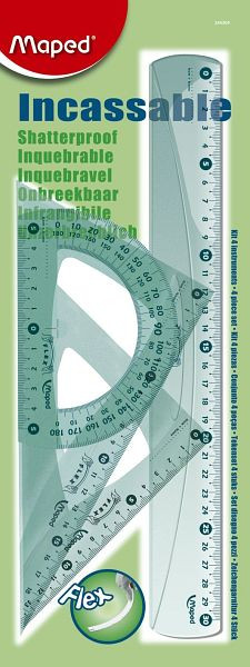 Maped Geometrie-Set Maxi Flex - bruchfest, 4-teilig, M244304