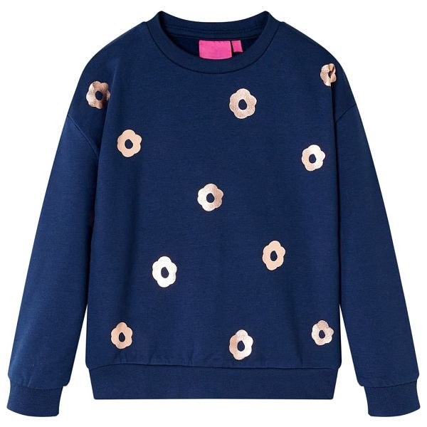 vidaXL Kinder-Sweatshirt Marineblau 116, 13666, 8721012032378