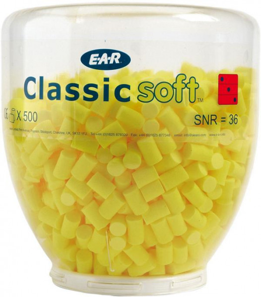 3M E-A-R CLASSIC Soft Refill Aufsatz PD01800, SNR = 36 db, VE: 2000 Packung, 7000089398