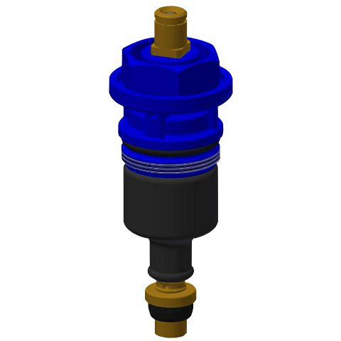 KWC Funktionsteil, duschen, DN15, blau, silikonfrei, 2000109228