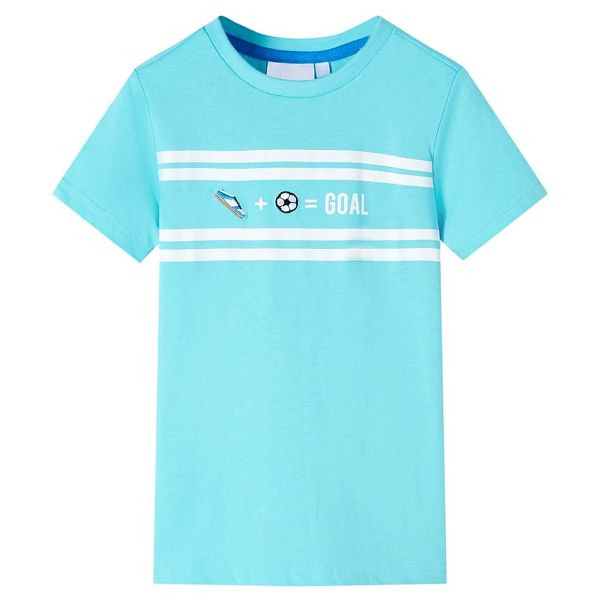 vidaXL Kinder-T-Shirt Aquablau 116, 12456, 8721012020276