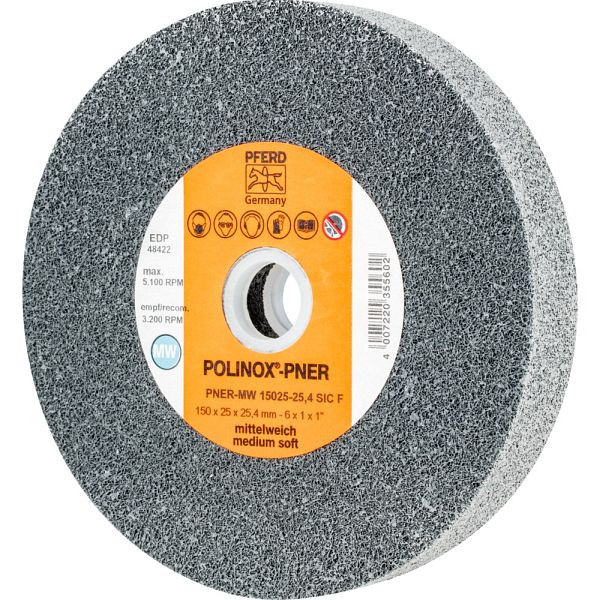 Pferd POLINOX-Kompaktschleifrad PNER-MW 15025-25,4 SiC F, 44691467