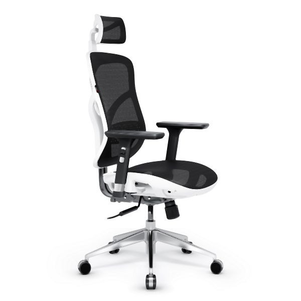 Diablo Chairs Ergonomischer Bürostuhl Diablo V-Basic, Schwarz-Weiß, 969