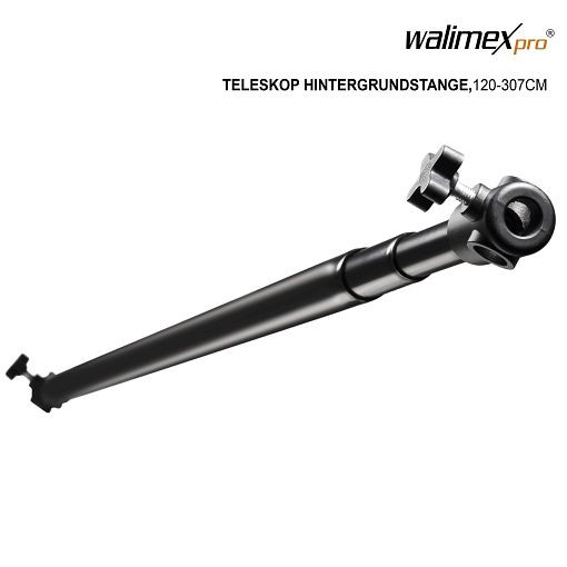 Walimex pro Teleskop Hintergrundstange, 120-307cm, 1015228