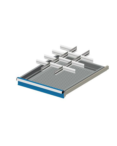 Fami Einteilungsmaterialset für Schubladen, Fronthöhe: 100-125 mm, 27x36 Einheiten, FFH86100900