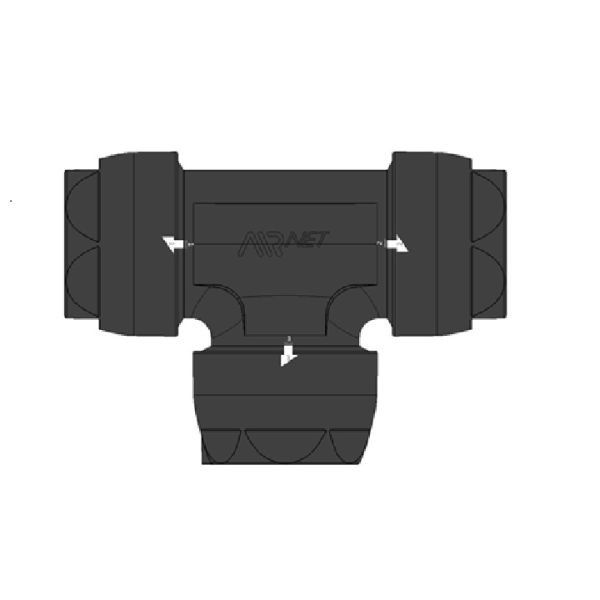 AIRnet Reduzier-T-Stück D80 x 63mm, 2811760790