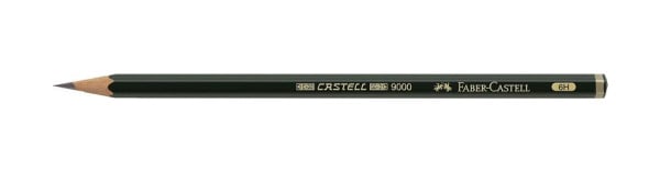 FABER CASTELL Bleistift CASTELL® 9000, 6H, dunkelgrün, 119016