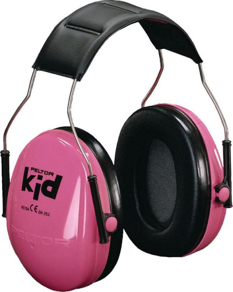 3M PELTOR Kid Kapselgehörschutz KIDR, rosa, SNR = 27 db, VE: 6 Stück, 7000108439