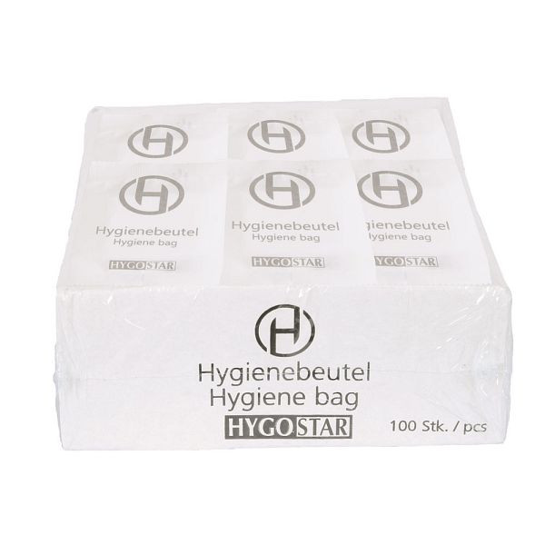 Hygostar Hygienebeutel, LDPE weiß, VE: 1000 Stück, 556119