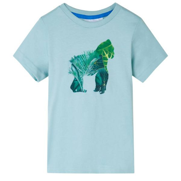 vidaXL Kinder-T-Shirt Hellblau 116, 12261, 8721012018327