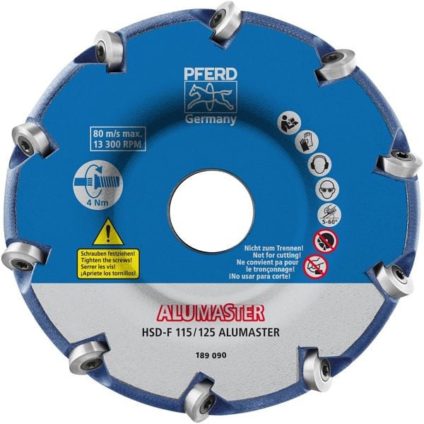 Pferd High Speed Disc ALUMASTER HSD-F 115/125 ALUMASTER, 22000009