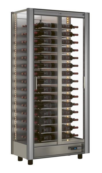 NordCap Weintemperierschrank TMV-M10, steckerfertig, Umluftkühlung / statische Kühlung, umschaltbar, 446110002