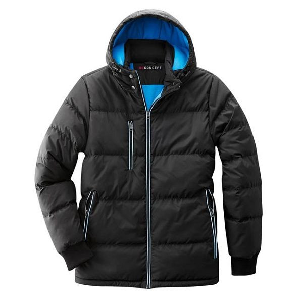 Scheibler Thermojacke Bryan, schwarz/blau, Größe: XXL, 8750-XXL