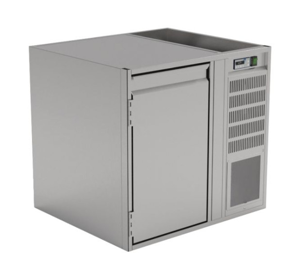 Ideal Ake Unterbaukühltisch KTE 1-65-1T MFR, für GN 1/1, steckerfertig, Umluftkühlung, 485210014