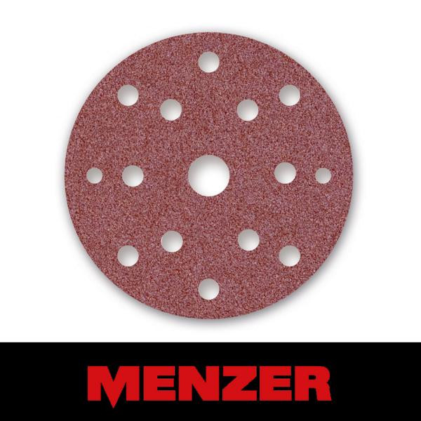 Menzer Klett-Schleifscheibe, Ø 150 mm, 15 Loch, Körnung 24, Normalkorund, VE: 25, 231611024