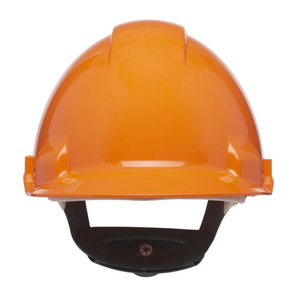 3M G3000 Schutzhelm G30DUO in Orange, belüftet, mit Uvicator, Pinlock und Lederschweißband, VE: 20 Stück, 7000108287