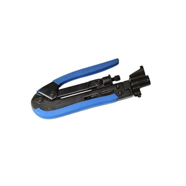 S-Conn Crimpzange für F-Kompressions-Stecker 7mm für RG 59, RG11 und RG 6 geeignet, 88010