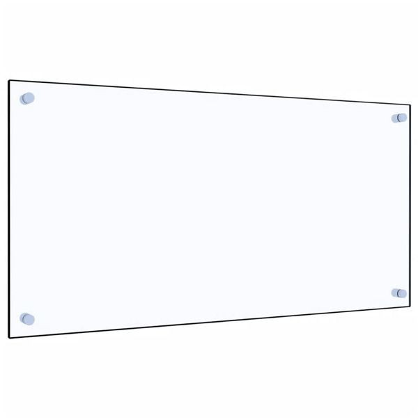 vidaXL Küchenrückwand Transparent 80×40 cm Hartglas, 249469