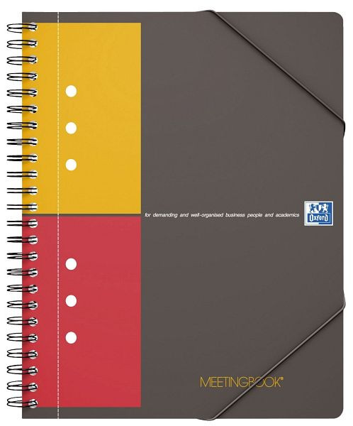 Oxford International A5+ Meetingbook, kariert, 100102104