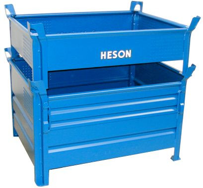 Heson Transportbehälter 1520, blau, 1200 x 800 x 600, 1520-03-04