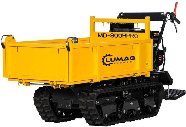 LUMAG Minidumper mit Kettenantrieb mit Hydraulischer Kippfunktion, MD800HPRO