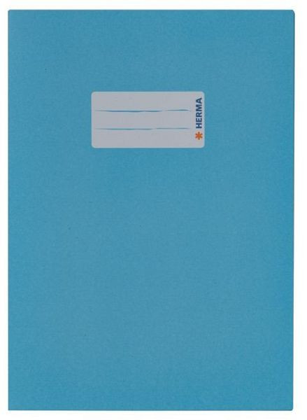 HERMA 7087 Heftschoner Papier, A5, hellblau, 7087, 4008705070874