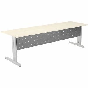 Rocada Fußraumblende für Schreibtisch Metal Material Metall 200 cm (200x30 cm) grau, 2938