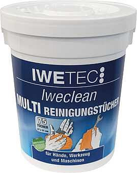 Iwetec Iweclean MULTI-Reinigungstücher, 75 Tücher, 757600