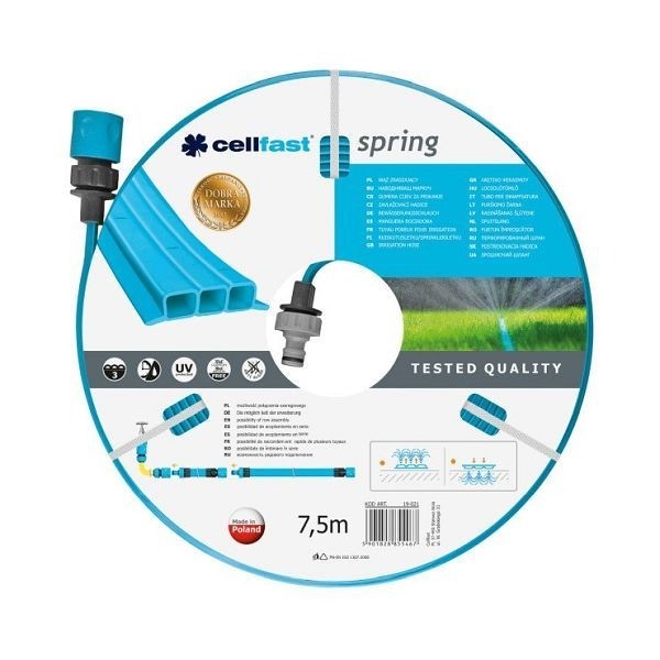 Cellfast Bewässerungsschlauch SPRING 1/2'''' 15 m, VE: 10 Stück, 19-022N