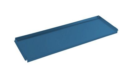 Manuflex Farbige Stahlböden für Archiveinfachregale, HxBxT = 25 x 900 x 300 mm, in brillantblau RAL 5007, RA3311.5007