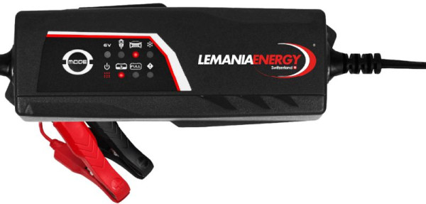 Lemania Energy 6/12V - 2A Ladegerät 17,5 x 6,5 x 4,3 cm, LE61220