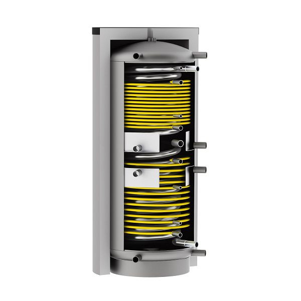 Solarbayer Hygiene-Schichtladespeicher HSK-SLS-500, Edelstahlwellrohr, 106005000