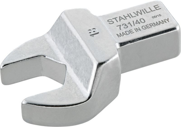 STAHLWILLE Maul-Einsteckwerkzeug Nr.731/40 Schlüsselweite 36 mm Werkzeugaufnahme 14x18 mm, 58214036