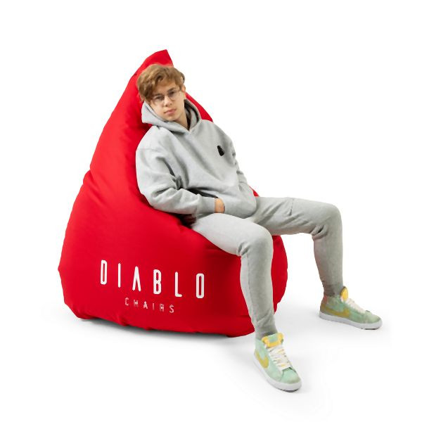 Diablo Chairs Gaming Sitzsack, Rot, 1452