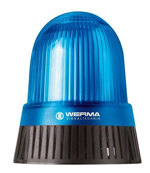 WERMA LED-Sirene Bodenmontage 32 Töne 24VAC/DC BU- blau, 430.500.75