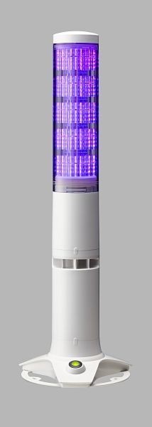 PATLITE Ethernet programmierbare LED-Signalsäule PoE, TCP/IP, HTTP, stationär, LA6-5DSNWB-POE