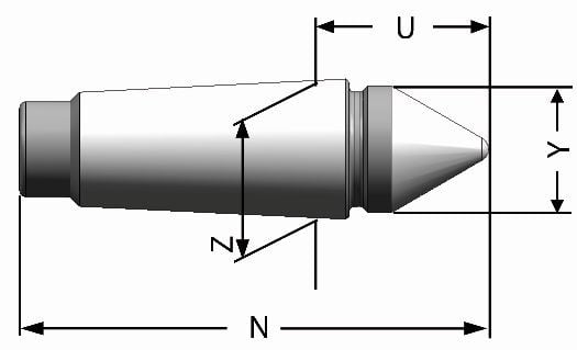 Röhm Zentrierspitze CoK, Spannkreis-Ø 20-32, 88124