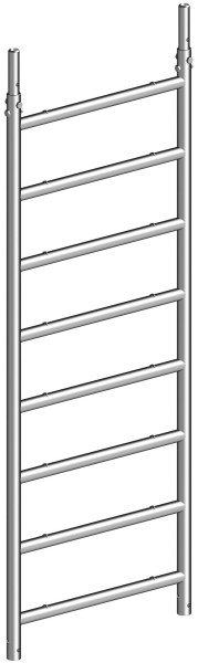 Layher Hängeleiter, Aluminium, 75/8 Sprossen, 1298008, 4035209002803