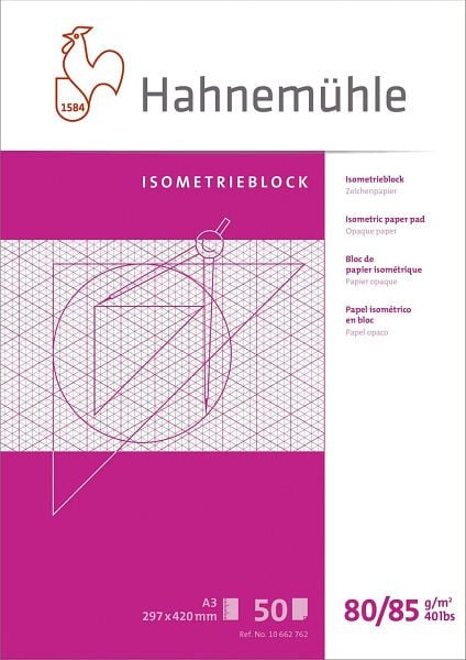 HAHNEMÜHLE Isometrieblock A3, 10662762, 4011367627621