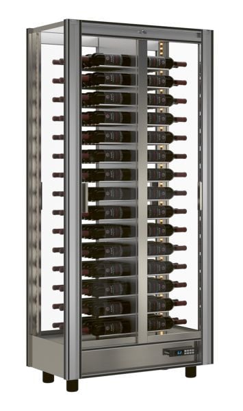 NordCap Weintemperierschrank TMV-C10, steckerfertig, Umluftkühlung / statische Kühlung, umschaltbar, 446110003